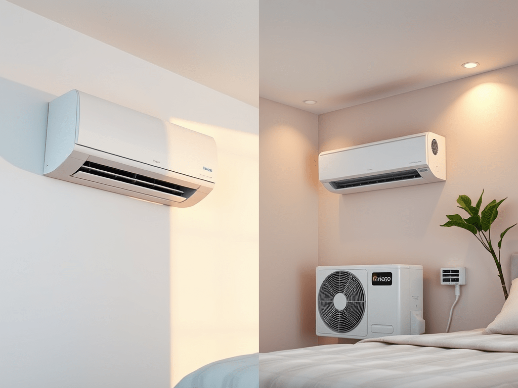 Aire acondicionado split pared vs portátil: ¿cuál conviene&nbsp;más?